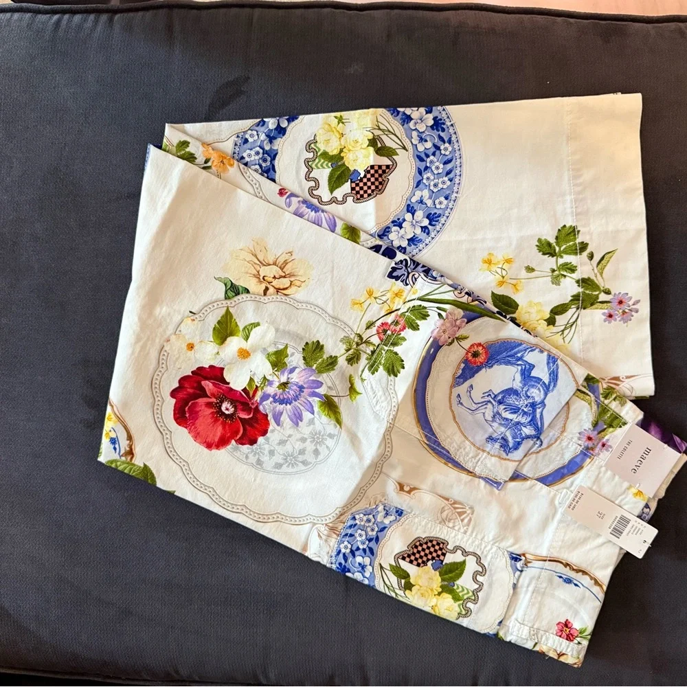 Anthropologie Maeve THE COLETTE GWU print pants - Picture 2 of 4